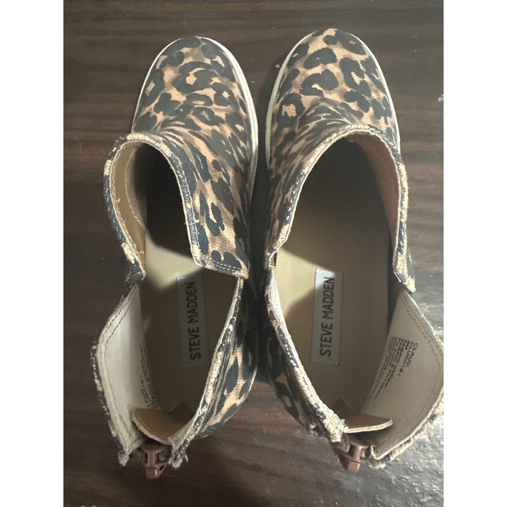 Women’s Steve Madden Claud Wedge Fabric Shoes Size 9M - Picture 5 of 6